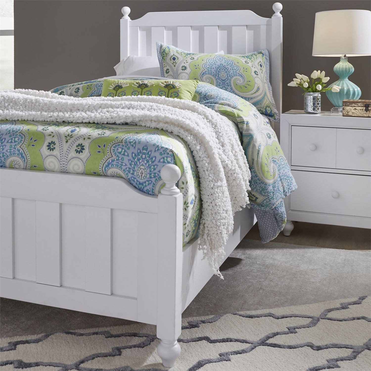 Liberty Furniture Cottage View 523YBRTPB Cottage Style Twin Panel Bed